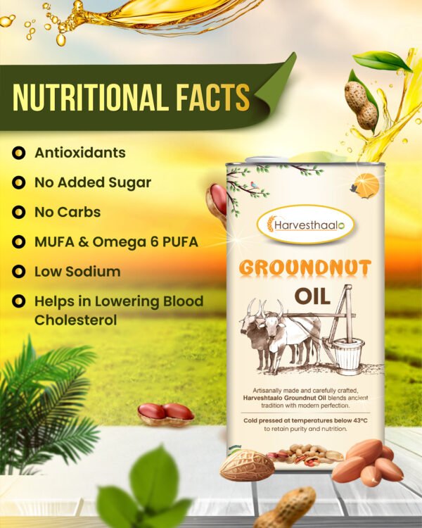 Groundnut Oil 1Ltr Bottle - Image 5