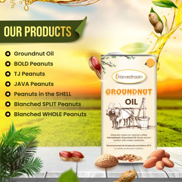Groundnut Oil 1Ltr Bottle - Image 3